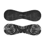 名前: 黒はっきりした色バラ花の写真 野球ボール (パネル)