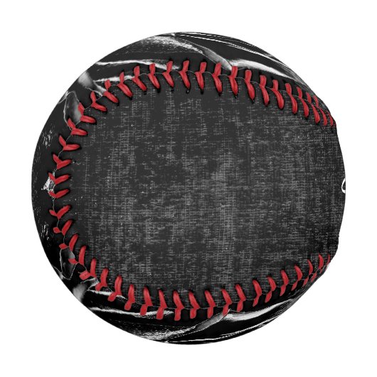 名前: 黒はっきりした色バラ花の写真 野球ボール (正面左)