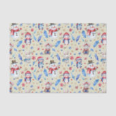 名前、3シートティッシュペーパーお洒落クリスマス 薄葉紙 (正面)