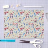 名前、3シートティッシュペーパーお洒落クリスマス 薄葉紙 (クラフト)