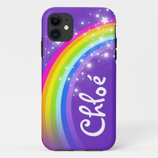 名前(5文字) rainboi indigo purple iphone case Case-Mate iPhoneケース (裏面)
