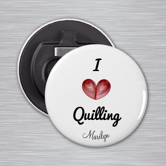 名前(Iハート) Your_Wordマグネット 栓抜き