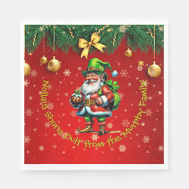 名前 – Irish Nollaig Shona Duit Merry Christmas スタンダードランチョンナプキン