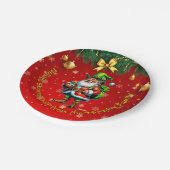 名前 – Irish Nollaig Shona Duit Merry Christmas 7" ペーパープレート (アングル)