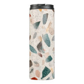 名前、Lrgガラスチップズモザイクテラゾパターン12oz タンブラー (裏面)