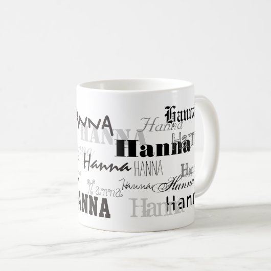 名前/Nimimukiのマグ コーヒーマグカップ (正面右)