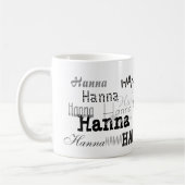 名前/Nimimukiのマグ コーヒーマグカップ (左)