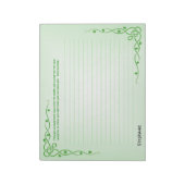 名前： St Patrick Irish 賛美's (#3) Celtic Braids ノートパッド (回転)