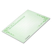 名前： St Patrick Irish 賛美's (#3) Celtic Braids ノートパッド (アングル)