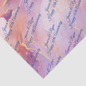 名前Any Anniversary Purple Peach金ゴールド（カラー付き） 薄葉紙 (詳細)