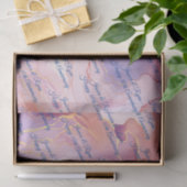 名前Any Anniversary Purple Peach金ゴールド（カラー付き） 薄葉紙 (ギフト)