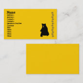 、名前blackbear、sunstencil住所1の住所… 名刺 (正面/裏面)