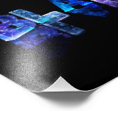 名前Blake in 3D Lights フォトプリント (角)