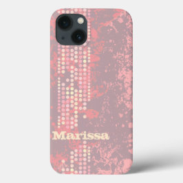 名前coral pink surfスタイル iPhone 13ケース