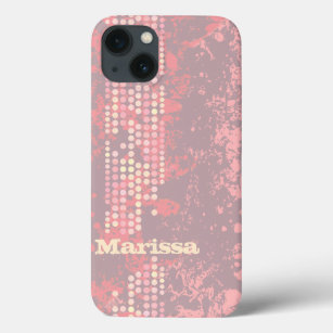 名前coral pink surfスタイル iPhone 13ケース