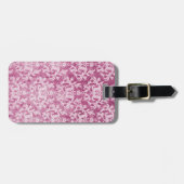 名前damask denimプラム荷物タグ ラゲッジタグ (正面横)