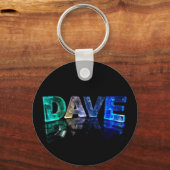 名前Dave in 3D Lights (Photograph) キーホルダー (正面)