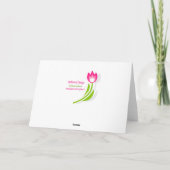 名前Day-butterfly onデイジー カード (裏面)