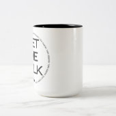名前'Em Coffee Mug ツートーンマグカップ (中央)