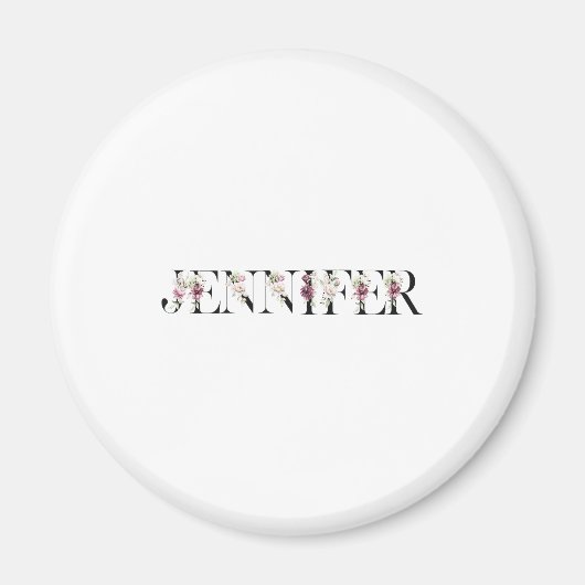 名前Jennifer マグネット (正面)