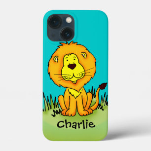 名前kidライオンアクアイエローアニメ iPhone 13 miniケース