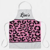 名前LEOPARD Print エプロン (正面)