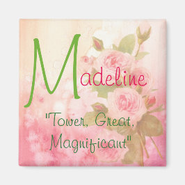 名前Meaning Magnet, Madeline マグネット