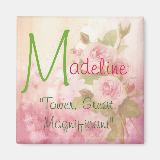 名前Meaning Magnet, Madeline マグネット (正面)