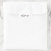 名前Olivia ラウンドシール (バッグ)