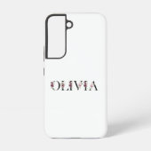 名前Olivia Samsung Galaxyケース (裏面)