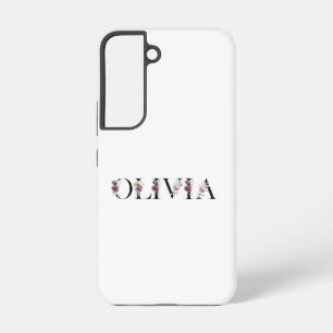 名前Olivia Samsung Galaxy S22ケース