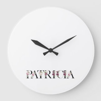 名前Patricia ラージ壁時計