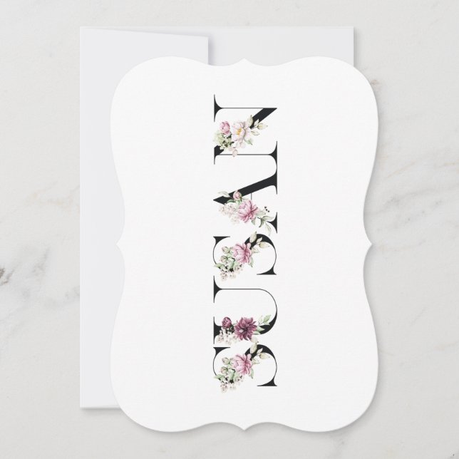 名前Susan (正面)