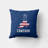 名前USA米国国旗American Eagle America 7月4日 クッション (裏面)