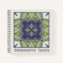 名前Waterカラー抽象芸術ジオメトリパターンブルー