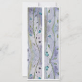 名前Whimsyパーソナライズされたフローラ2ブックマーク (裏面)