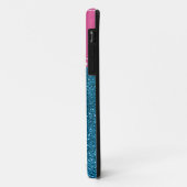 名前white unicorn sky blueグリッター Case-Mate iPhoneケース (裏面/左)