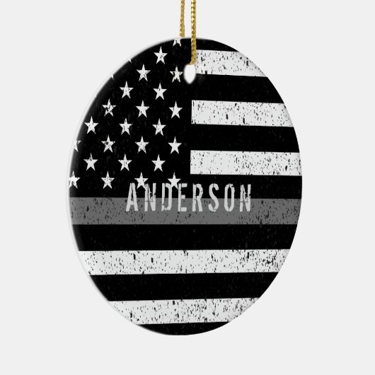 名動揺して前の細い灰色の線の修正 セラミックオーナメント (右)