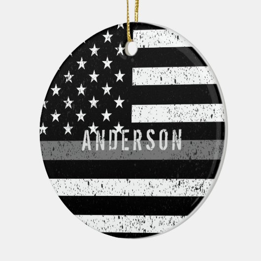 名動揺して前の細い灰色の線の修正 セラミックオーナメント (左)