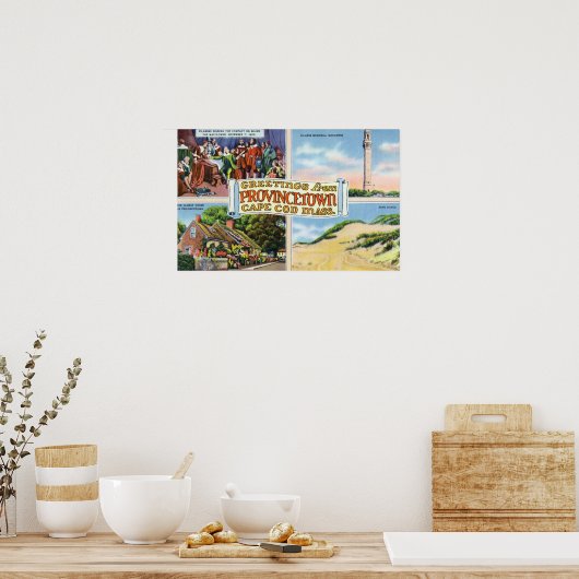 名勝からの挨拶 ポスター (キッチン)