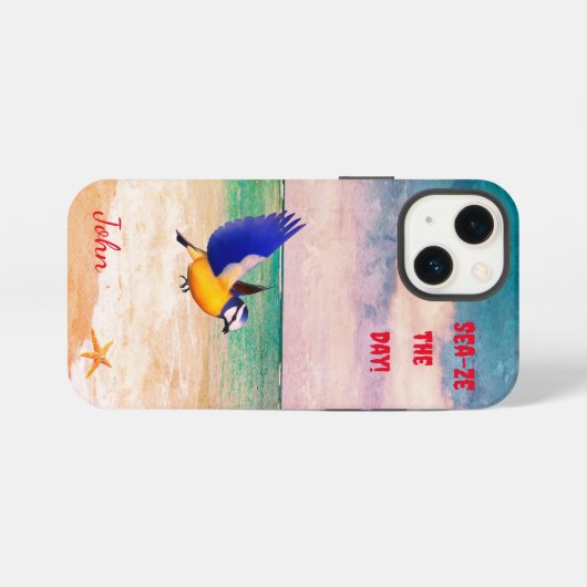 名勝のヒトデ iPhoneケース (裏面横)