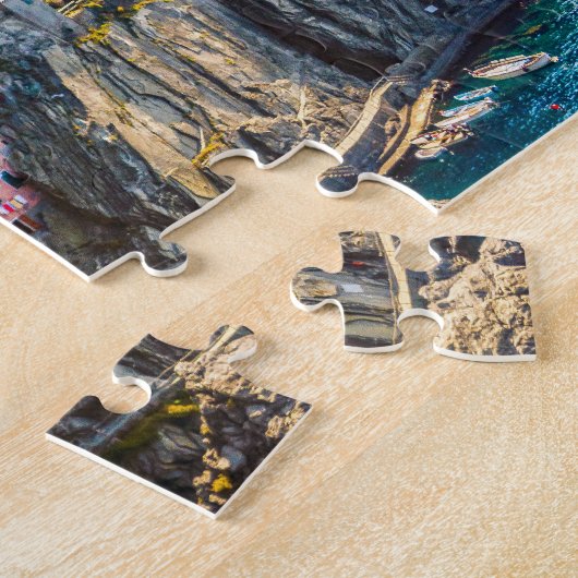 名勝の村，シンクテレ，リグーリア，イタリア ジグソーパズル (側面)