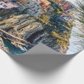 名勝の村,シンクテレ,リグーリア,イタリア ラッピングペーパー (角)