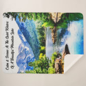 名勝感動的 シェルパブランケット (正面(横))