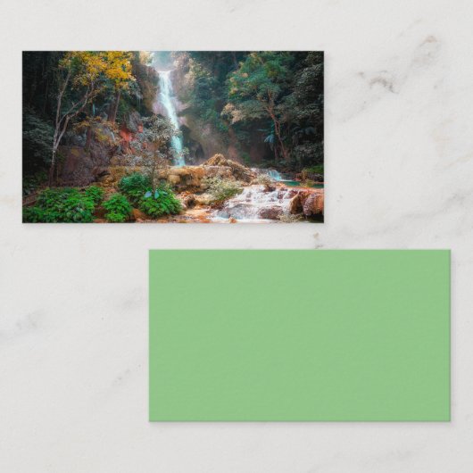 名勝自然ファンタジー滝 名刺 (正面/裏面)