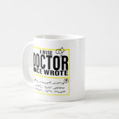 名医書おもしろい医 コーヒーマグカップ (正面左)