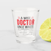 名医書おもしろい医 ショットグラス (正面)