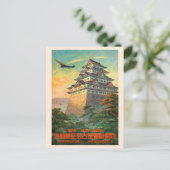 名古屋日本ヴィンテージ旅行ポスター1930 ポストカード (スタンド正面)