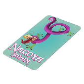 名古屋日本ヴィンテージ旅行ポスター。 マグネット (左側)