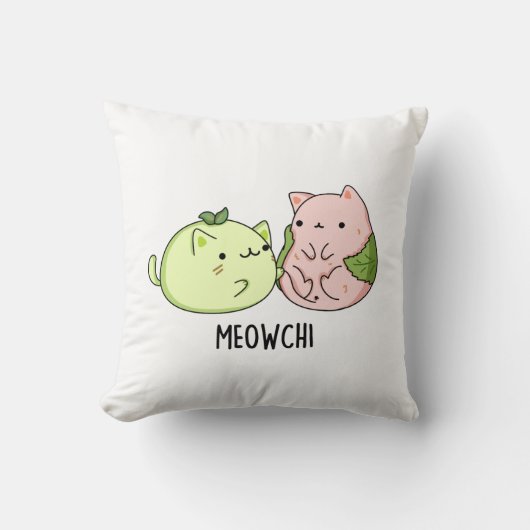 名和地おもしろい餅ぷん クッション (正面)